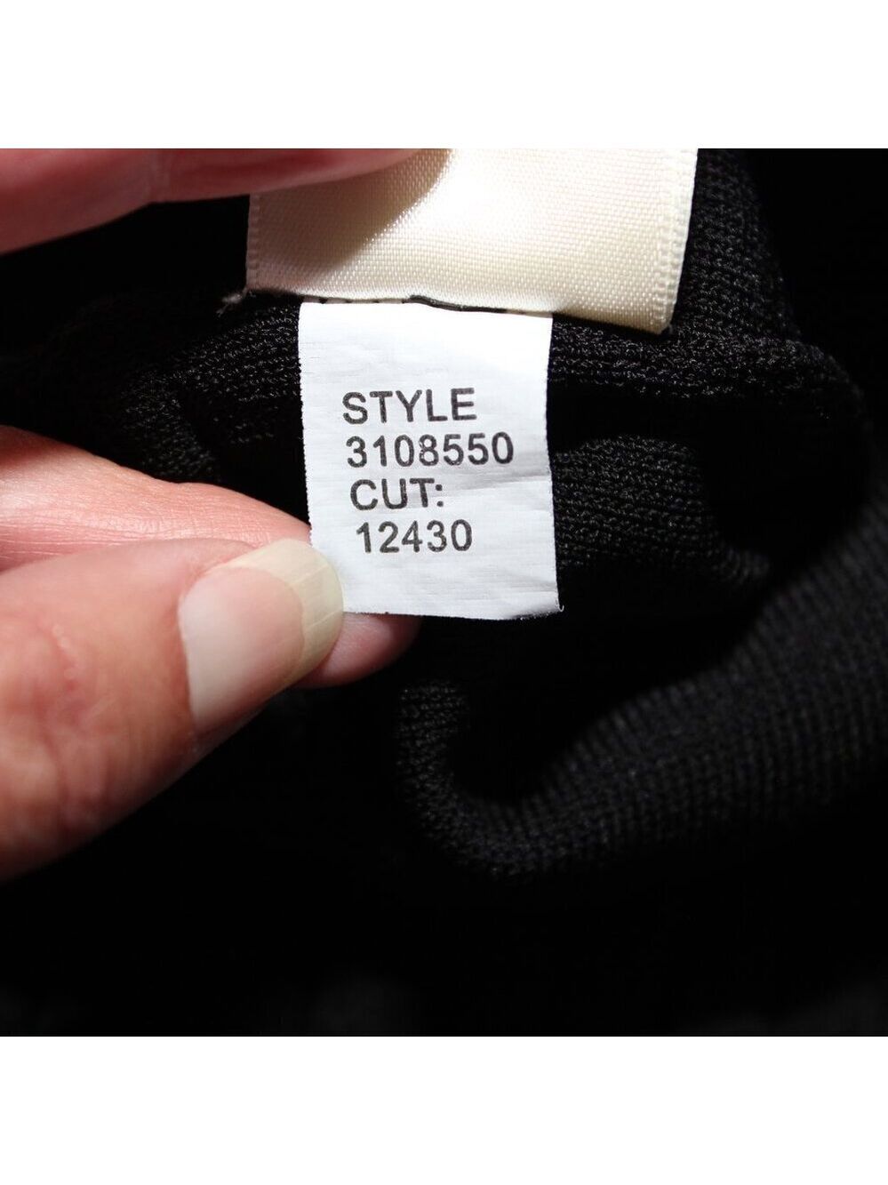 Leon Max Limited Edition Womens Black Knit Dress Dropped Waist Sleeveless Size M - Picture 9 of 12